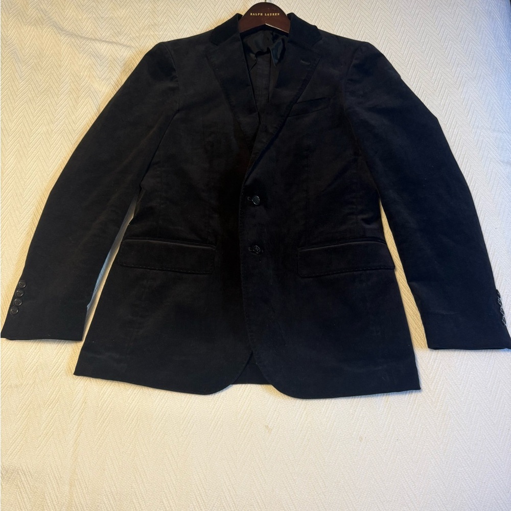 Polo Ralph Lauren Black Corduroy Blazer